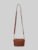 Bolsa Tiracolo Essencial Pequena Anacapri Marrom Roast Caramel Ouro