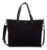 Bolsa Tote Daily Clear Gocase – Leve, Moderna E Minimalista Cor Preto Liso Níquel