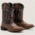 Bota Masculina Texana Estilo Country Bico Quadrado Cowboy