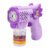 Brinquedo Lança Bolhas De Sabão Automático Com Luz Roxo