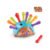 Brinquedo Ouriço De Montar Interativo Educativo Sensorial 10 Ouriço