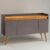 Buffet Luxo Decorativo 4 Portas Para Sala Moderna Prateleira