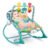 Cadeira De Descanso E Balanço Funtime 18kgs Coruja Maxi Baby Azul-turquesa