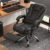 Cadeira Executiva Sweet Studio Ergonômica Preta, Com Apoio de Pés e Encosto Reclinável