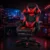 Cadeira Gamer Escritório Ergonômica Confortável Reclinável Vermelho Couro Sintético