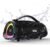 Caixa Bluetooth Portatil, Subwoofer Ativo, Boombox, 160w, Bluetooth 5.4, Estéreo Hifi, Tws 1+1, 10000mah, Bateria 15 Horas(65b Spl), Ipx6, Com Rgb, Powerbank Para iPhone E Samsung, Cor Preto