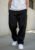 Calça Cargo Masculina Larga Skate Elástico Cintura Unissex