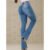 Calça Flare Jeans Feminina Boca Larga Elastano Barra Sino