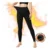 Calça Térmica Feminina Segunda Pele Meia Pelúciada Frio Preto Liso Único