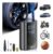 Calibrador De Pneu Bomba De Pneu, Compressor Pneu Portatil 150 Psi, Mini Car Air Pump Sem Fio Com Luz De Emergência Led Com Bateria Recarregável De 4000mah Cor Preto