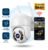 Câmera De Segurança Ip Wifi A8 Full Hd Icsee Ptz 355° Com Visão Noturna Áudio Bidirecional Ip66 Monitoramento Remoto Para Celular Android E iPhone Branco