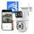 Câmera Dupla Segurança Ip Wifi Externa Lente 6mp App Yoosee