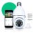 Câmera Lampada De Segurança Casenn Ip Wifi Com Visão Noturna Interna Externa App Yoosee Espiã 360º Cor Branco