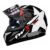 Capacete Moto Integral Fw3 Gtx Preto/branco Estrela/star 58. Preto/branco Estrela Brilhante 58