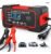 Carregador Inteligente De Bateria Automotiva 12v 6a Bivolt Recupera Baterias 4ah A 100ah Todos Veículos Moto Carro Caminhão Barco