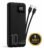 Carregador Portátil Power Bank Turbo Voo Transporte Aéreo 10000mah Universal Para iPhone Samsung Motorlola Xiaomi 22.5w Com Display Digital Dtimp Preto