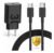 Carregador Turbo Power 30w Super Rápido Tipo C Para Motorola Moto G Samsung Galaxy S24 S23 S22 S21 S20 Fe Ultra Apple… Preto