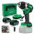 Chave De Impacto 1/2” 700nm Brushless 2 Baterias Maleta Verde 127/220v