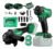 Chave De Impacto+ Esmerilhadeira Lixadeira Kit Brushless 21v