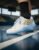 Chuteira Futsal Umbro Pro 5 Kintsugi Branco/azul Masculino