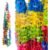 Colar Havaiano Colorido Kin Festas Kit 120 Unid Plástico Arco-íris