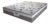 Colchão Casal Espuma D33 Fort 138x188x21cm Cinza Branco Cor Cinza/branco