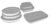Conjunto Assadeiras 6 Peças De Vidro Com Tampa Cinza – Marinex