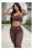 Conjunto Gkd Zero Transparência Legging Cós Alto Top Duplo