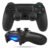 Controle Sem Fio Redfin Joystick Compatível Ps4 Videogame Tv Pc Celular Android – Touchpad Bluetooth Vibração Dupla Manete Smart Tv Preto