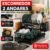 Escorredor De Louça Inoxidável 2 Andares Drenagem Automática Bandeja Grande 360o Organizador Pia Com Porta Talheres Tigelas Pratos