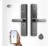 Fechadura Digital EZVIZ DL05 Wi-Fi Embutir Sem Hub Biometria App Senha IP65 Resistente a Água