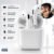 Fone De Ouvido Bluetooth Sem Fio Bateria De Longa Duração Pro 4 Branco Conecta Rápido Fast Plug Com Case Carregador E Microfone