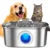Fonte De Água De Aço Inoxidável 3.2l Para Gatos E Cães Luxo