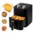 Fritadeira Air Fryer 3l Sem Óleo 1200w Antiaderente 110/220v Preto 127v
