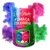 Fumaça Chá Revelação Azul Rosa Lilás Verde Festas 75mm Lata