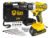 Furadeira E Parafusadeira De Impacto 2 Baterias 2000mah 21v 3/8 Tb-21pkx The Black Tools Com Maleta E Acessorios