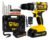 Furadeira Parafusadeira De Impacto 21v Com 2 Baterias Velocidade Ajustável 3/8 10mm Maleta E Acessorios Profissional The Black Tools