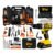 Furadeira Parafusadeira De Impacto 3/8 Maleta Kit 169 Peças