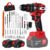 Furadeira Parafusadeira De Impacto Brushless 21v 2 Baterias