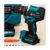 Furadeira Parafusadeira Impacto 60v Brushless Maleta Azul-petróleo 127/220v 50/60hz