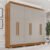 Guarda-roupa Casal 6 Portas 2 Gavetas França Wt Espresso Móveis Cinamomo/off-white