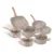 Jogo De Panelas 7 Ceramic Life Smart Plus Areia Brinox Areia