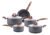 Jogo De Panelas Brinox Antiaderente Ceramic Indução 5 Peças Preto