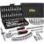 Jogo De Soquete Catraca Chave Allen Kit C/ Maleta 46 Peças