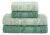 Jogo De Toalhas Buddemeyer Bella Extra Soft Banho 4 Verde/verde Lisa