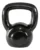 Kettlebell 6kg Emborrachado Fitness Preto | Melhor Preço e Frete Grátis!