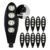 Kit 10 Luminária Led Cob 200w Iluminação Publica Fotocélula