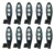 Kit 10 Luminárias Led Cob 150W Fotocélula Iluminação Pública Melhor Preço