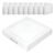 Plafon Sobrepor 25W Quadrado Branco Frio Kit 10 Original