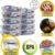Kit 10 Pote De Vidro Marmita Hermético 640ml Freezer Fitness Rishon Azul-escuro